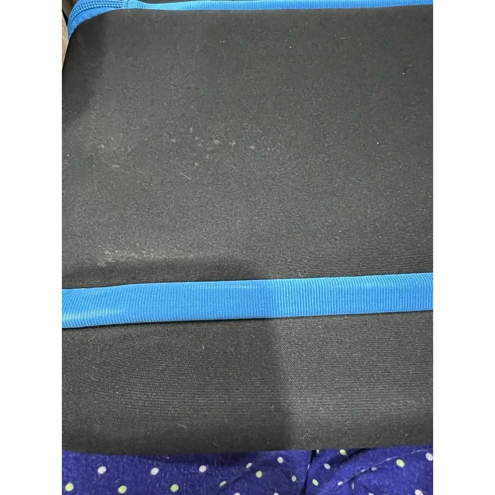 Laptop Neoprene Sleeve  Case Zipper Bag Reinforced on Long Ends Logo
